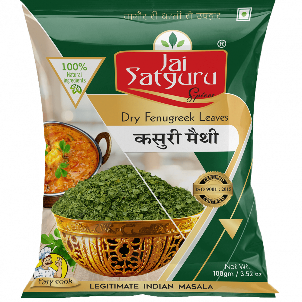 JS KASURI METHI 100GM FRONT MRP 50